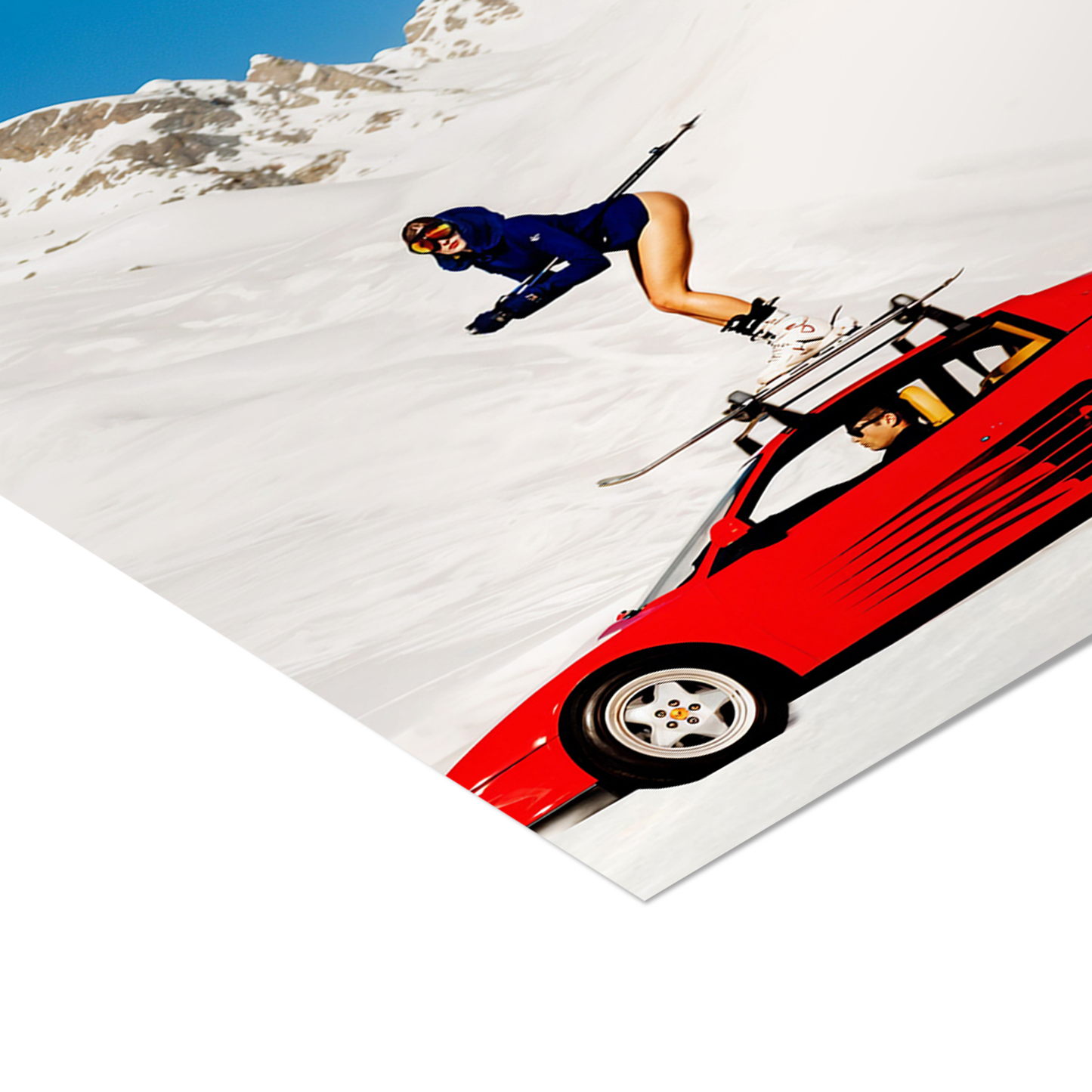 Ferrari - Ski Adventure Poster