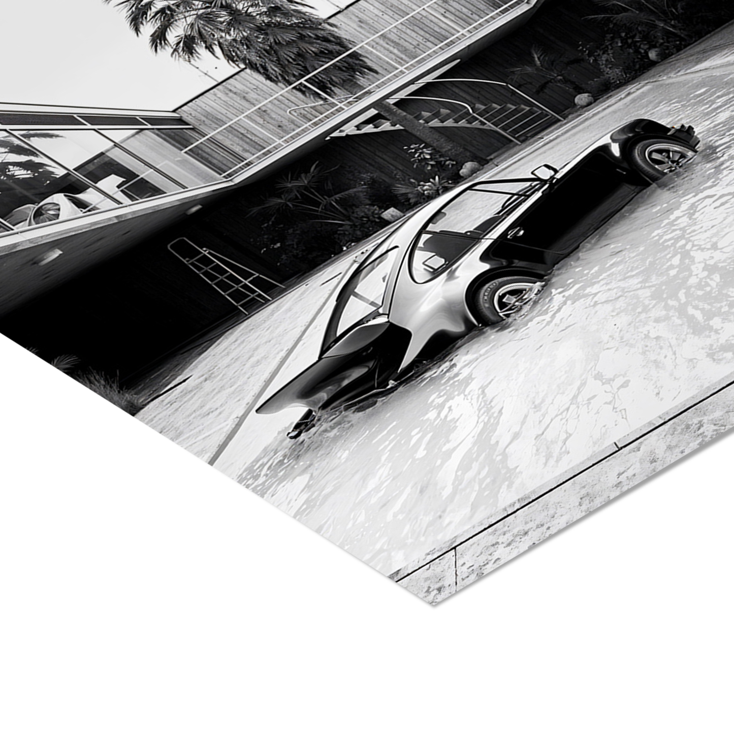 Submerged Porsche Poster