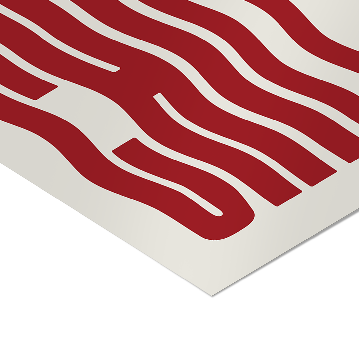 Chill Typography - Red Poster