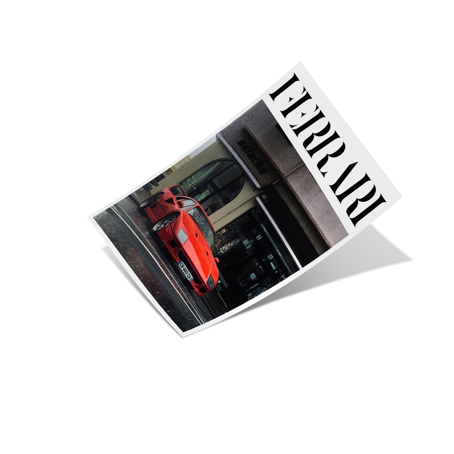 Ferrari - Editorial Poster