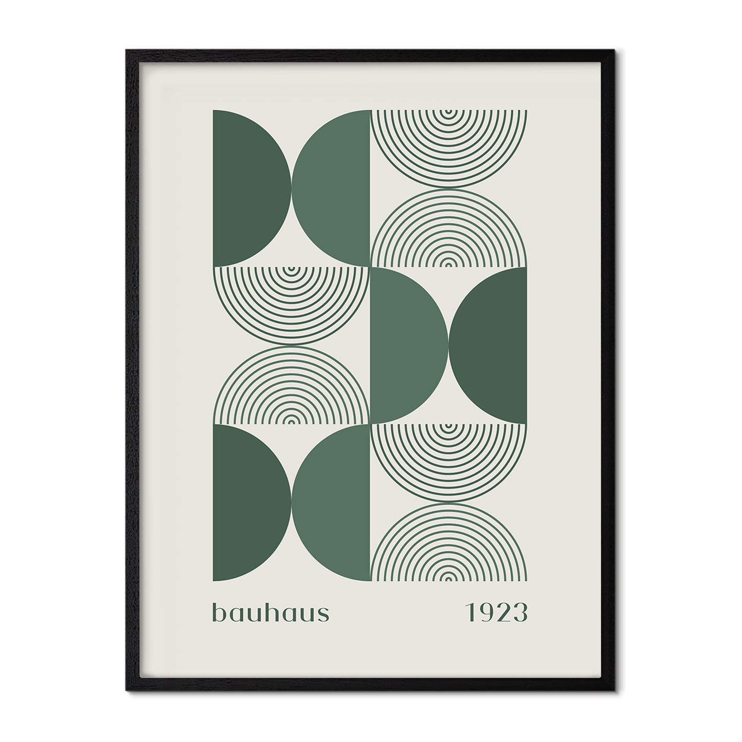 Bauhaus 1923 Green Poster