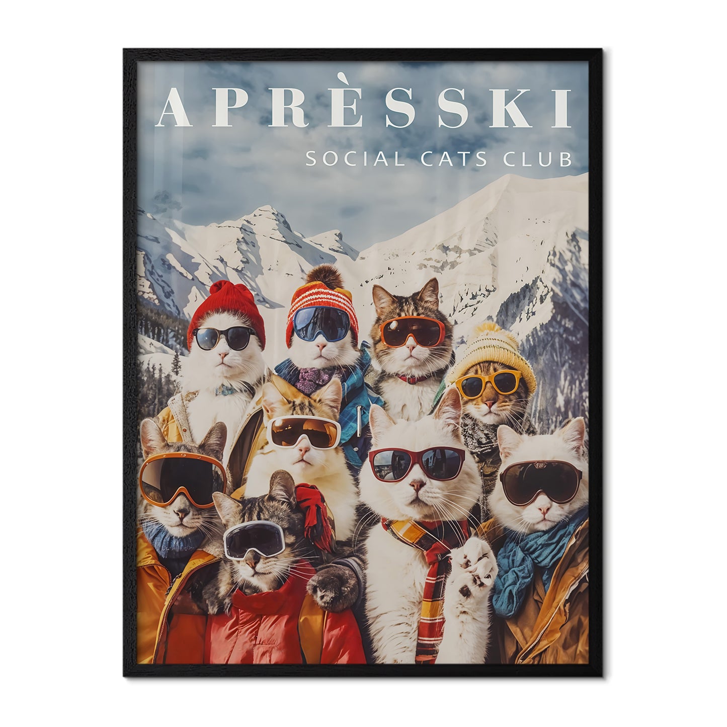 Après Ski – Social Cats Club Poster