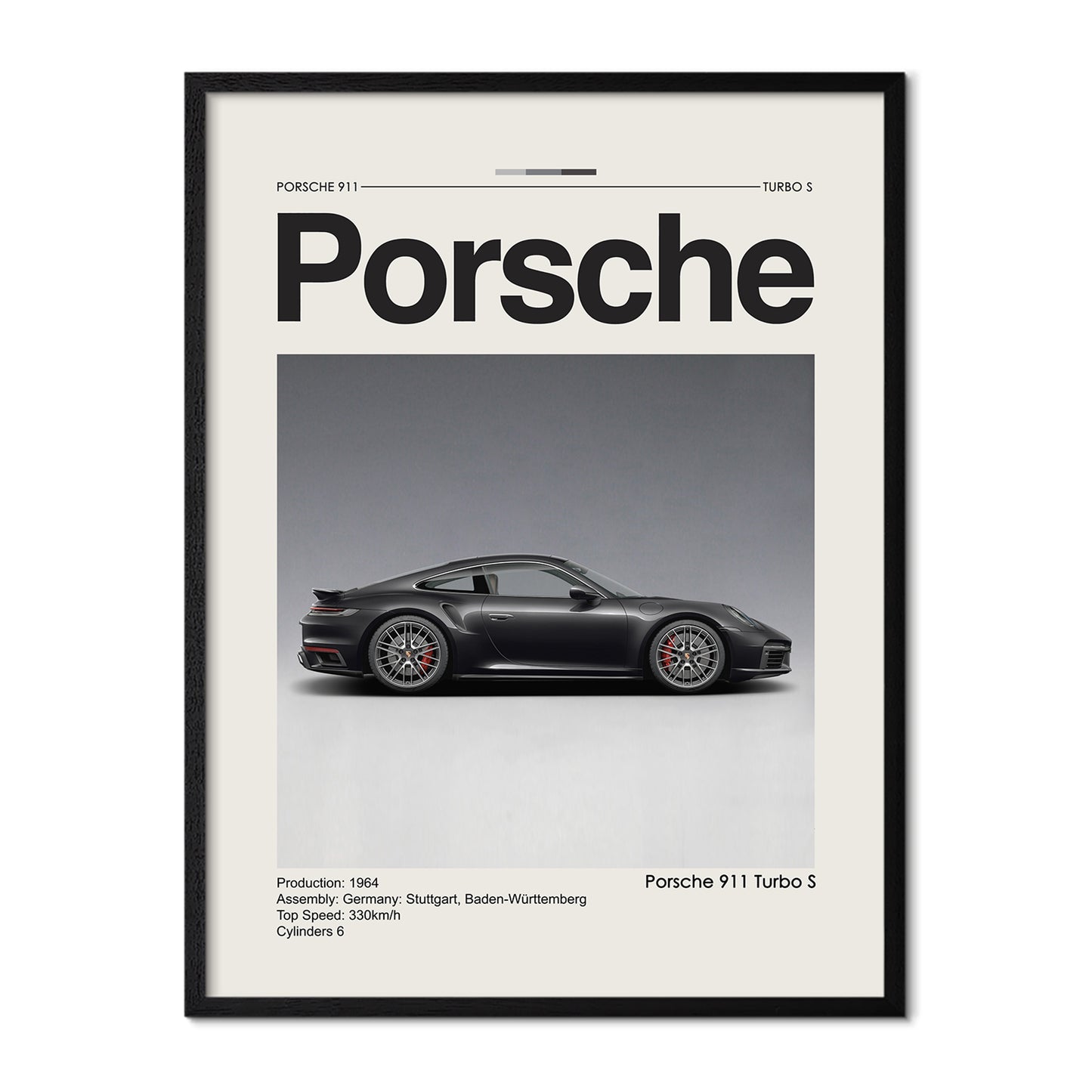 Porsche 911 Turbo S Poster