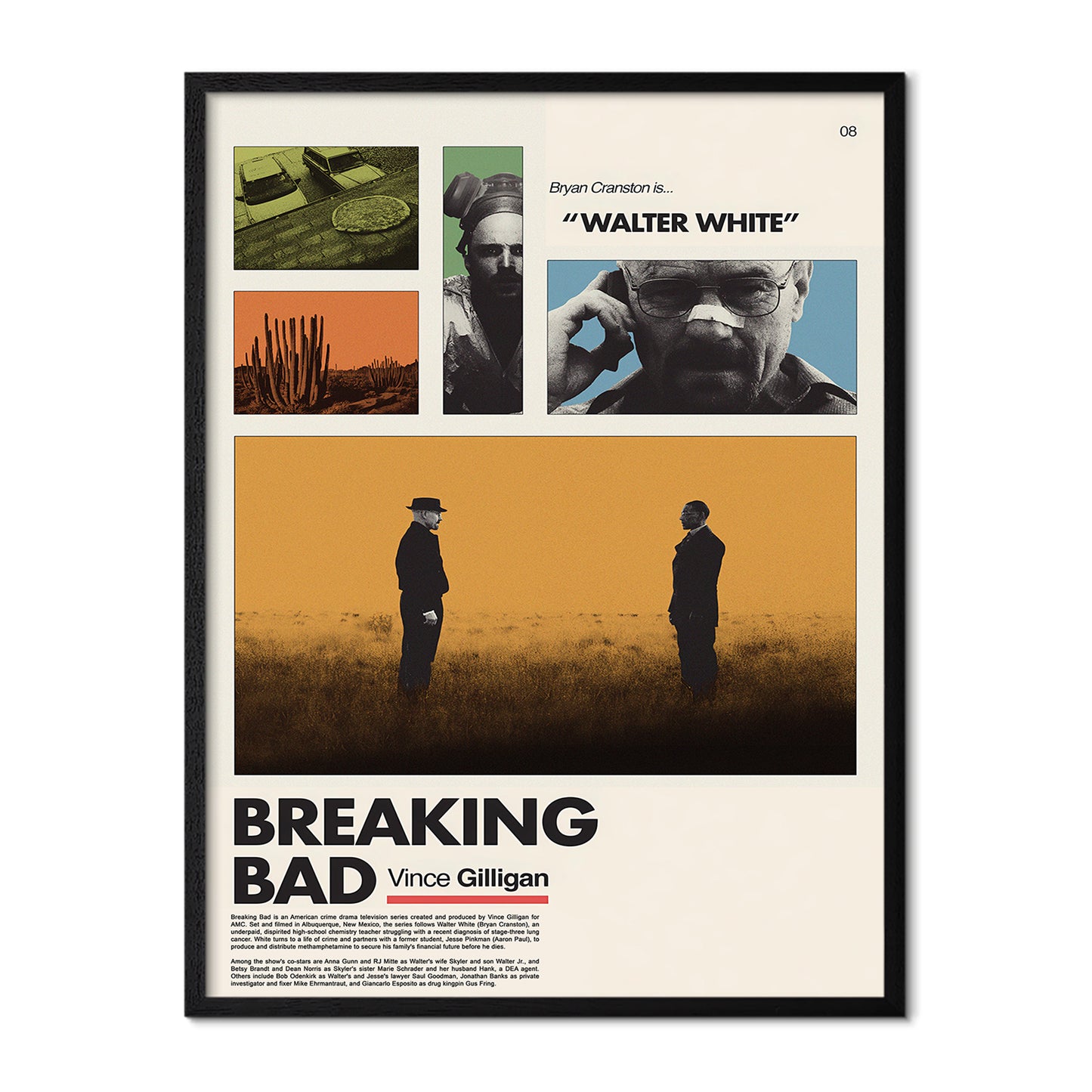 Breaking Bad Collage Poster