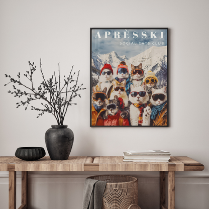 Après Ski – Social Cats Club Poster