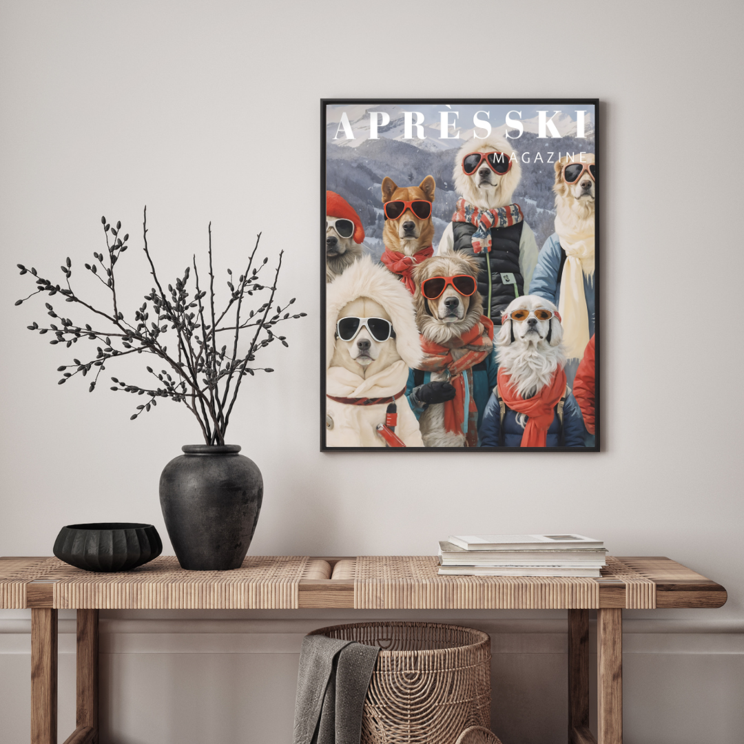 Après Ski Dogs Poster