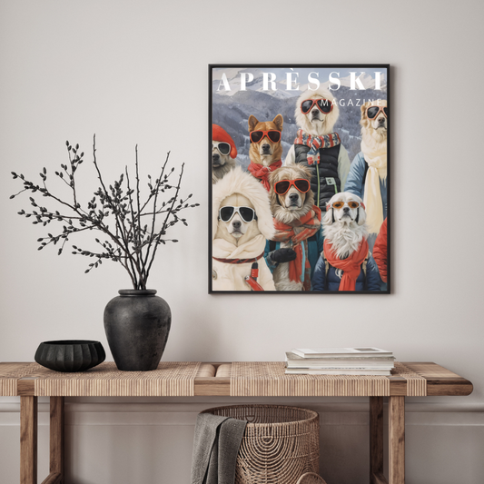 Après Ski Dogs Poster