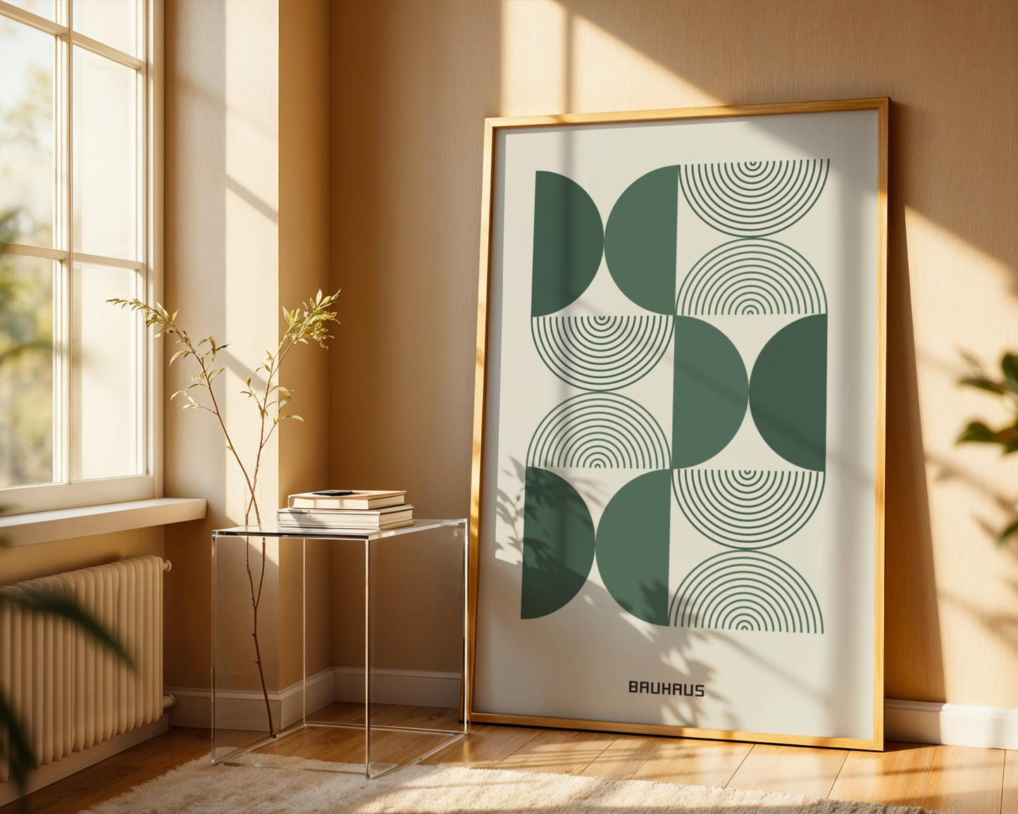 Bauhaus 1923 Green Poster