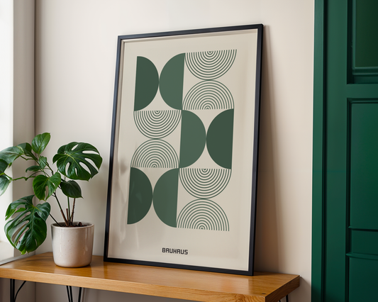 Bauhaus 1923 Green Poster