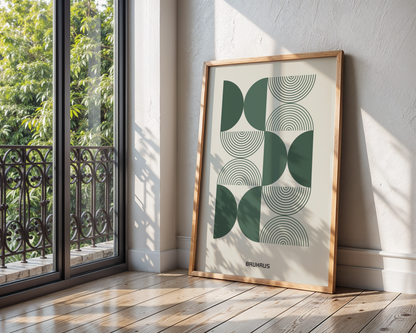 Bauhaus 1923 Green Poster