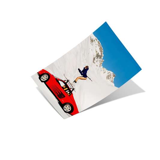 Ferrari - Ski Adventure Poster