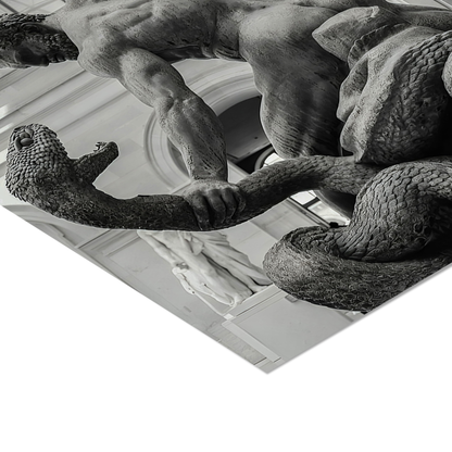Hercules Sculpture Poster
