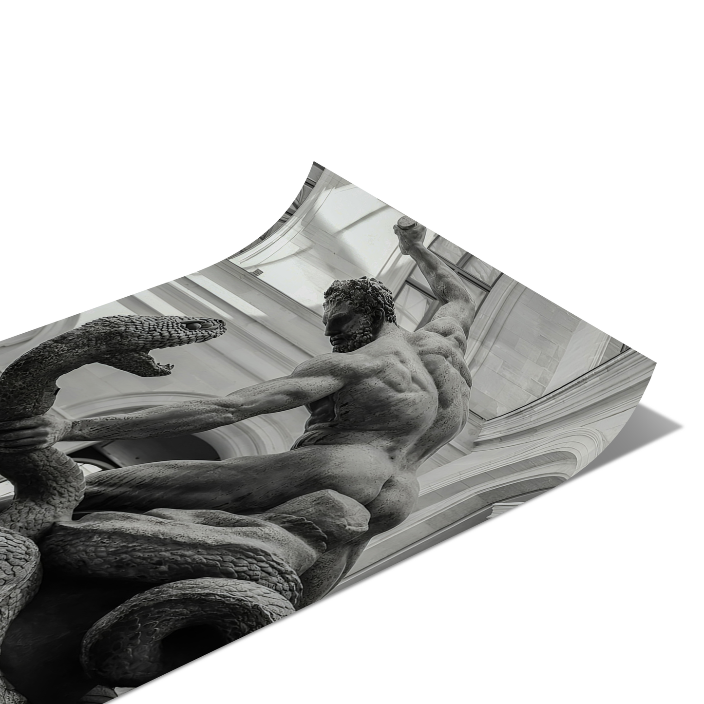 Hercules Sculpture Poster
