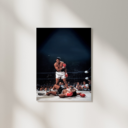 Iconic Boxing Knockout Poster