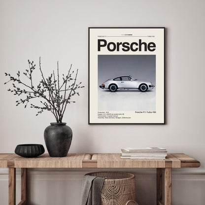 Classic Porsche 911 Turbo 930 Poster