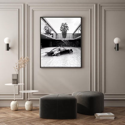 Submerged Porsche Poster