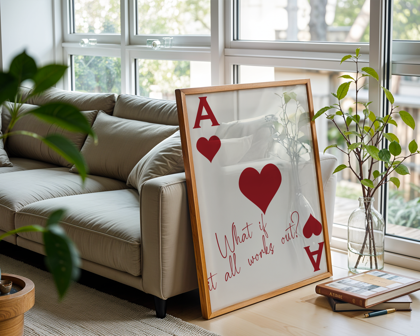 "What If It All Works Out?" - Red Poster