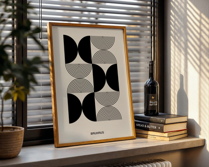 Bauhaus 1923 Black Poster