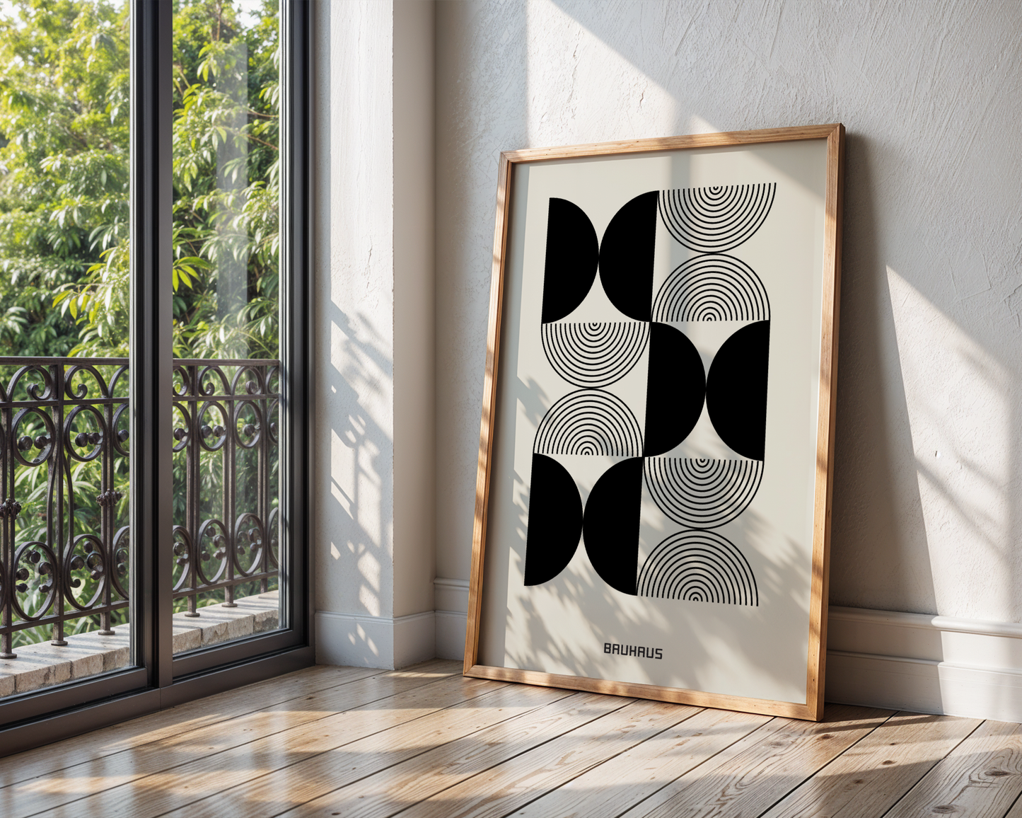 Bauhaus 1923 Black Poster