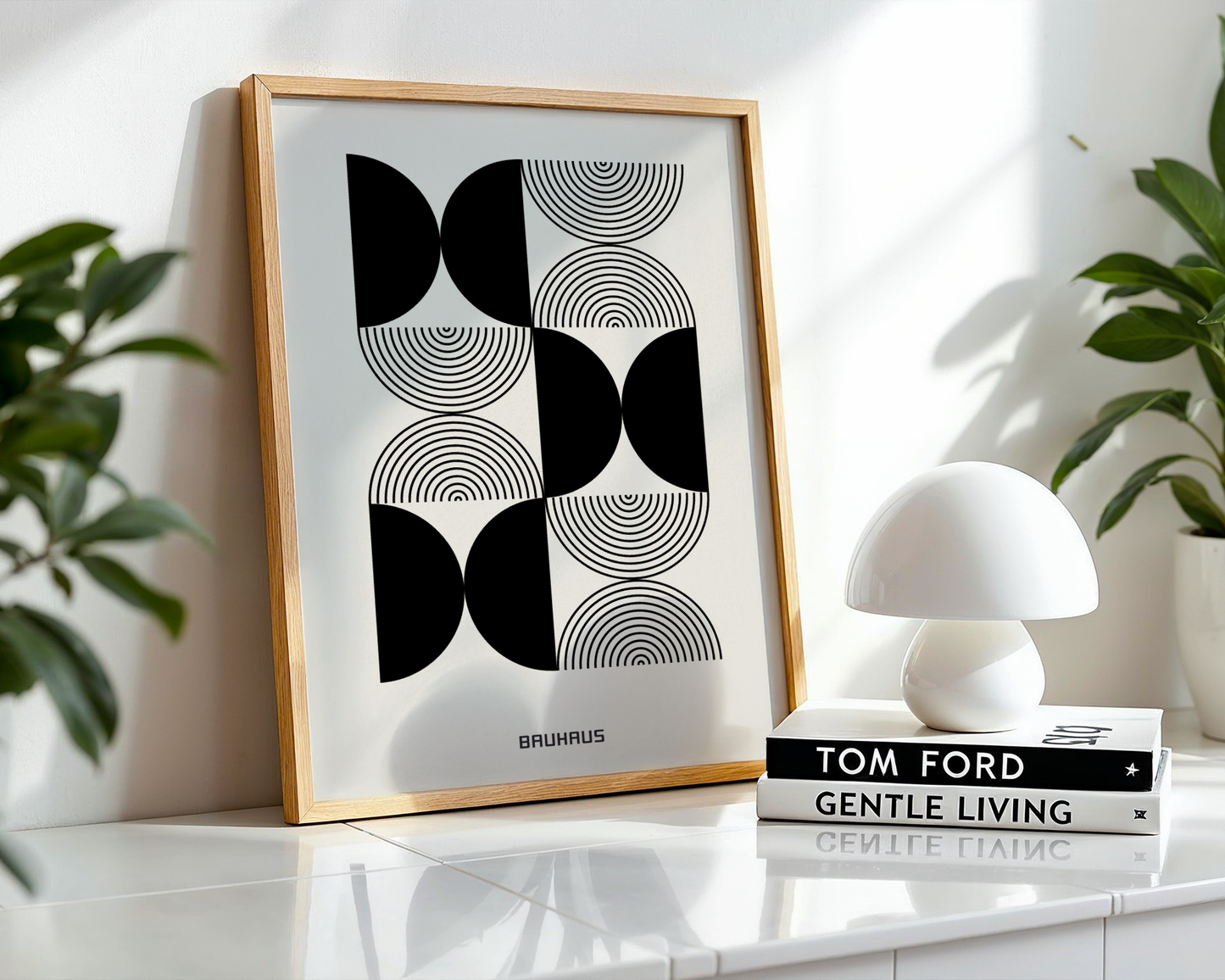 Bauhaus 1923 Black Poster