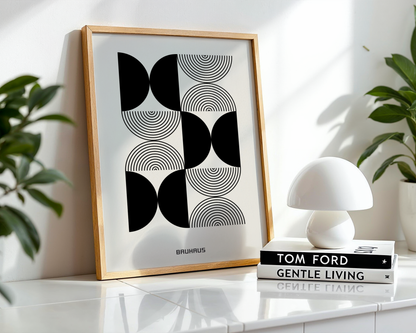 Bauhaus 1923 Black Poster