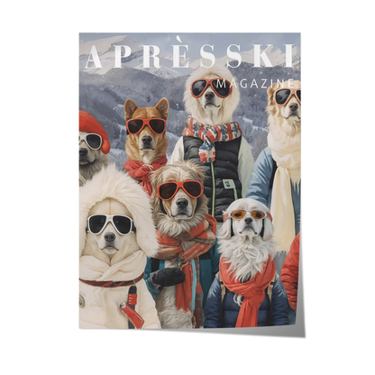 Après Ski Dogs Poster