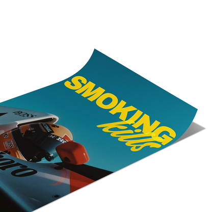 Ayrton Senna - “Smoking Kills” Poster