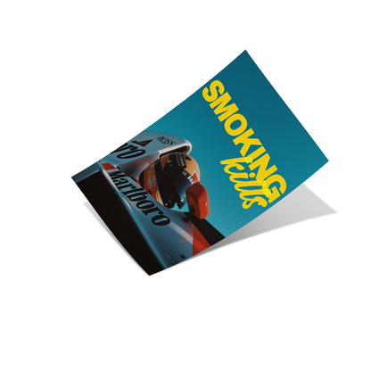 Ayrton Senna - “Smoking Kills” Poster