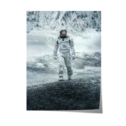 Astronaut in Ice – Cinematic Sci-Fi Wall Art