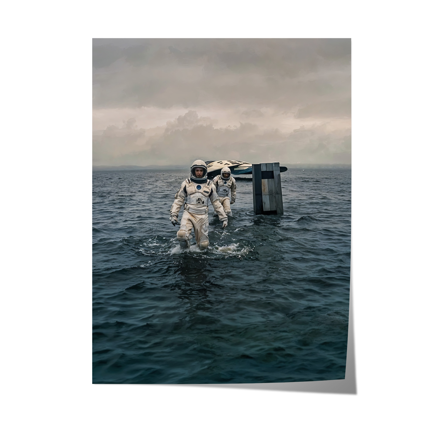Astronauts at Sea – Cinematic Sci-Fi Wall Art