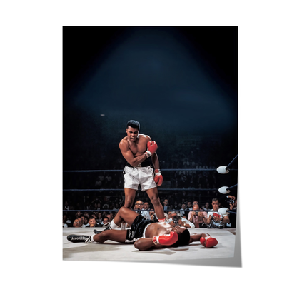 Iconic Boxing Knockout Poster