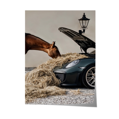 Horsepower Meets Automotive Poster