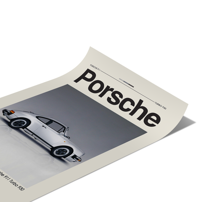 Classic Porsche 911 Turbo 930 Poster