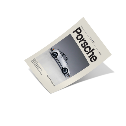 Classic Porsche 911 Turbo 930 Poster