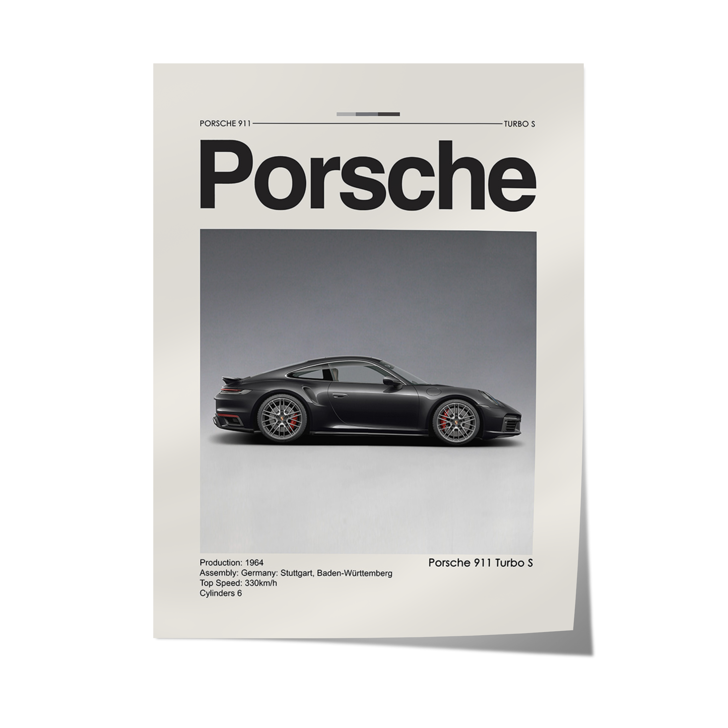 Porsche 911 Turbo S Poster
