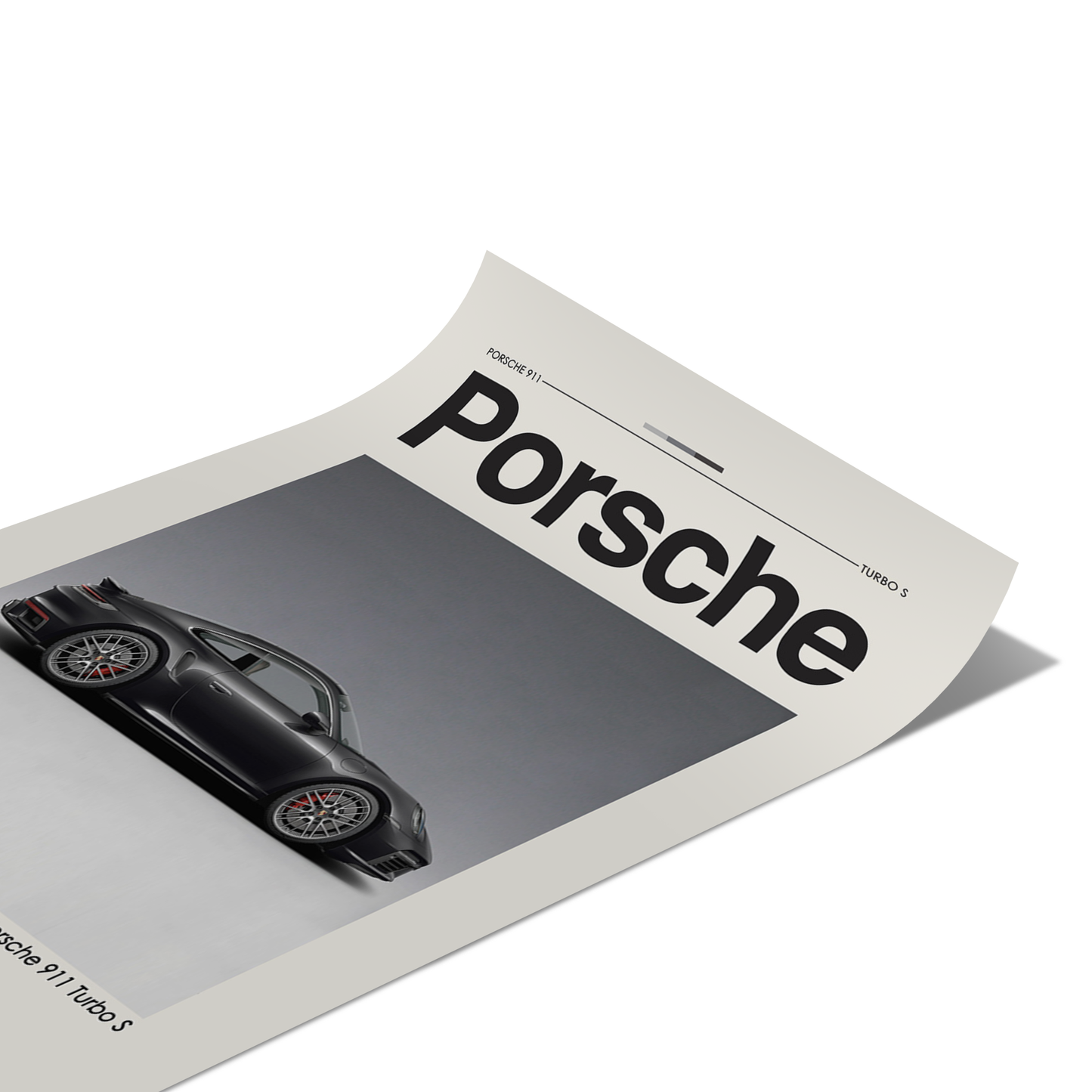 Porsche 911 Turbo S Poster