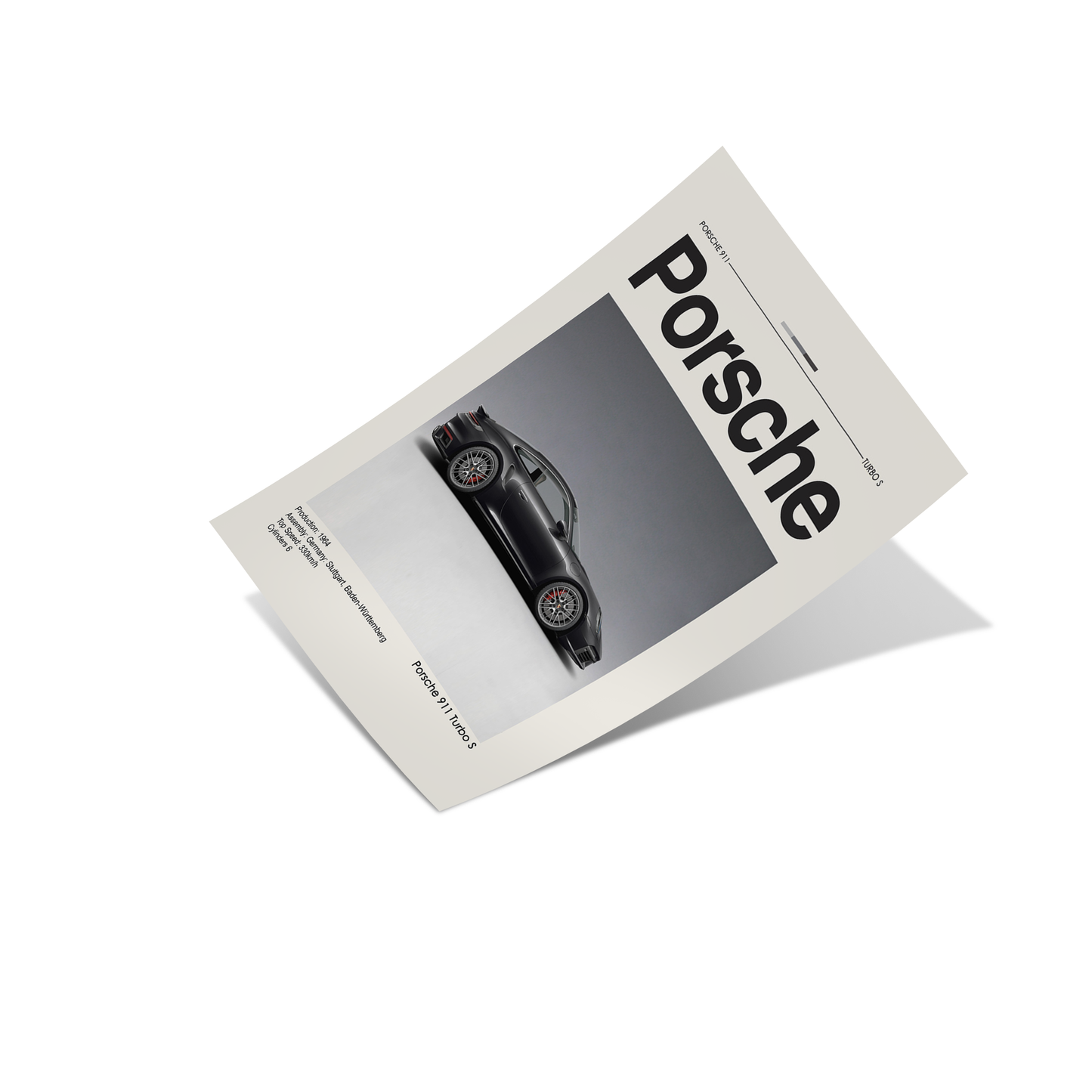 Porsche 911 Turbo S Poster