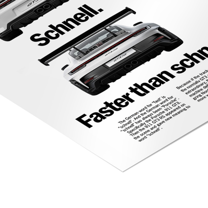 Porsche Schnell Poster