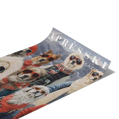 Après Ski Dogs Poster