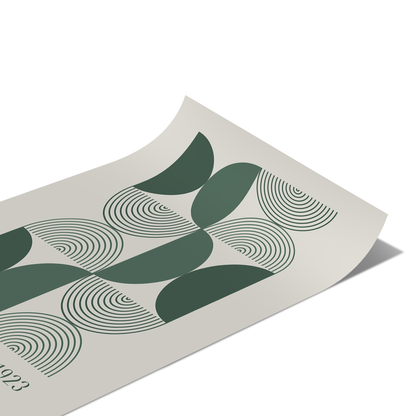 Bauhaus 1923 Green Poster