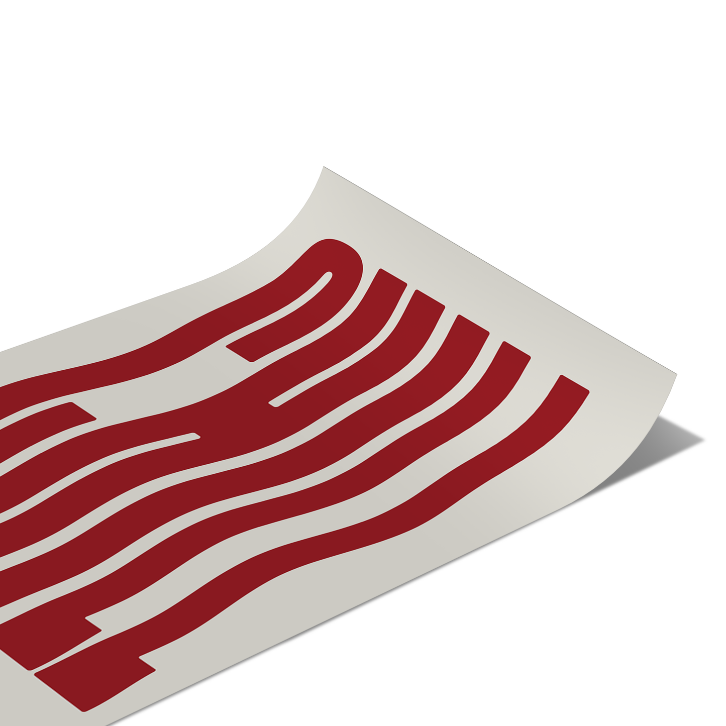 Chill Typography - Red Poster