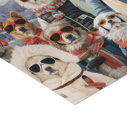 Après Ski Dogs Poster