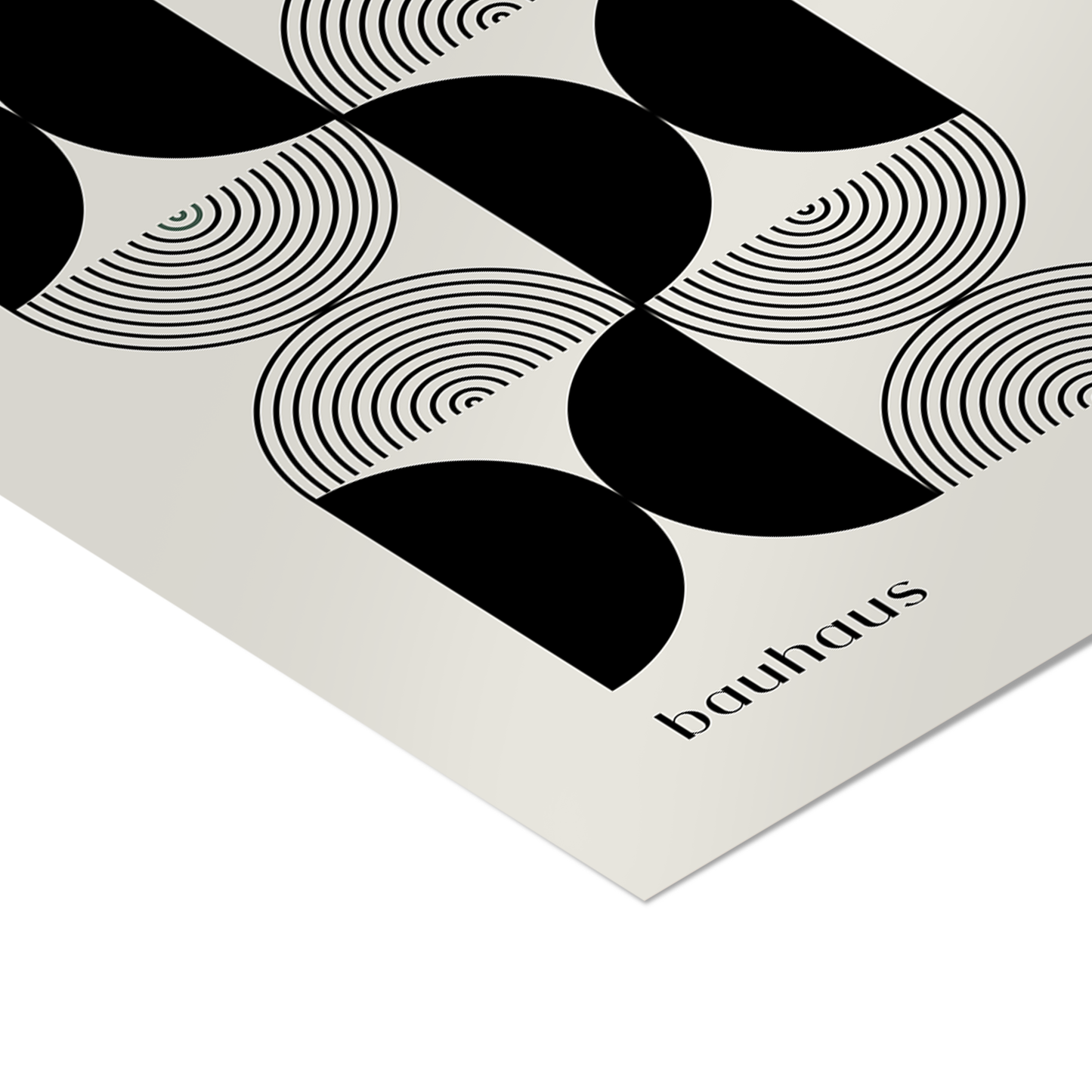 Bauhaus 1923 Black Poster