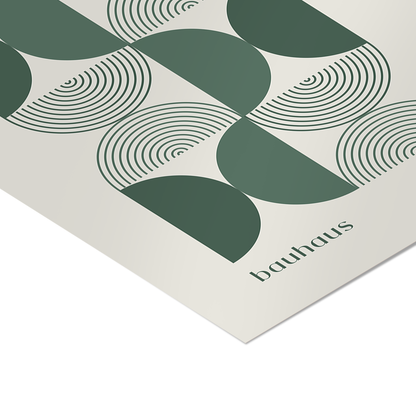 Bauhaus 1923 Green Poster