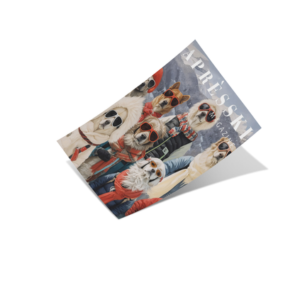 Après Ski Dogs Poster