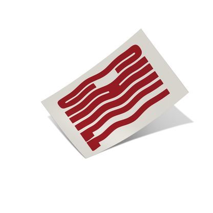 Chill Typography - Red Poster