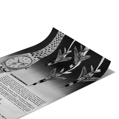 Watch x Thunderbirds Vintage Ad Poster