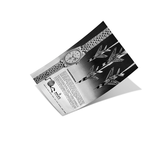 Watch x Thunderbirds Vintage Ad Poster