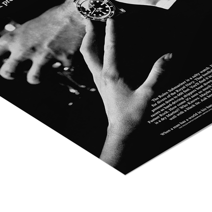 Vintage Submariner Ad Poster