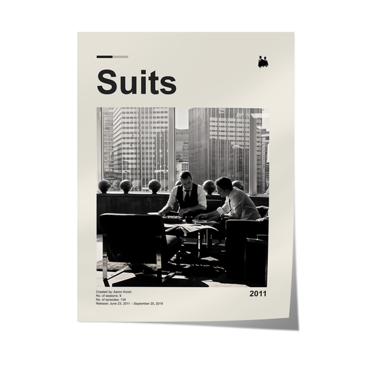 Suits Vintage Poster